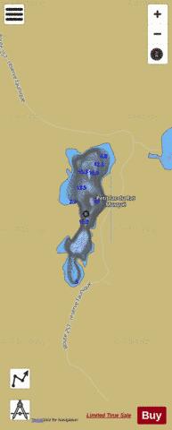 Rat Musque, Petit lac du depth contour Map - i-Boating App