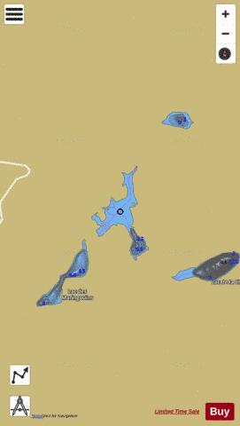 Brulot, Lac du depth contour Map - i-Boating App