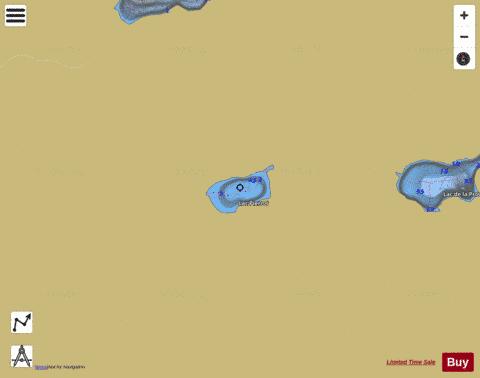 Pierrot, Lac depth contour Map - i-Boating App