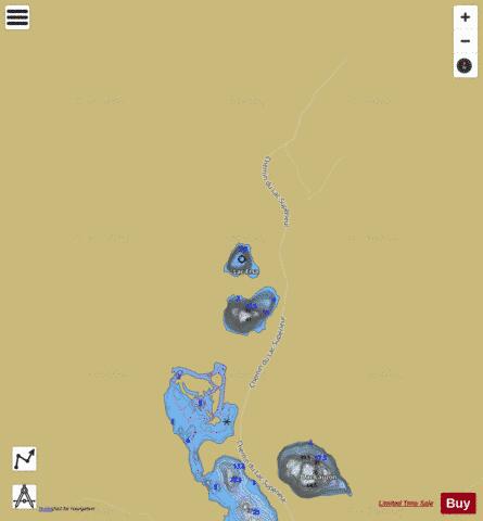 Ersa, Lac depth contour Map - i-Boating App