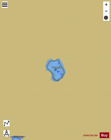 Langlier, Lac depth contour Map - i-Boating App
