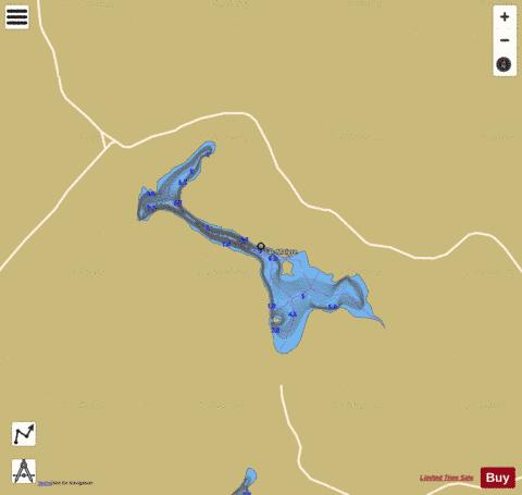 Maigre, Lac depth contour Map - i-Boating App