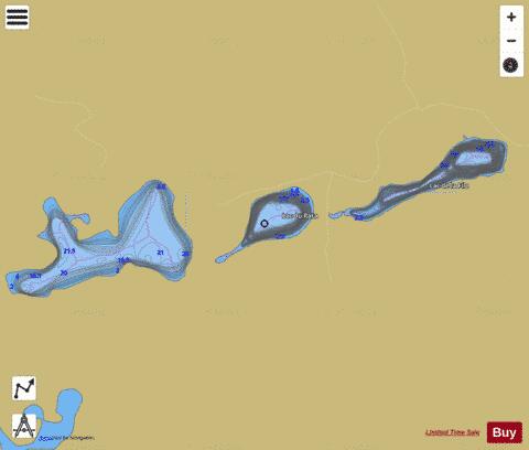 Rata, Lac du depth contour Map - i-Boating App