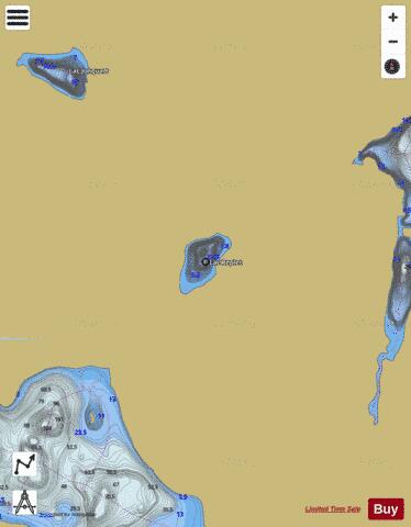 Replet, Lac depth contour Map - i-Boating App