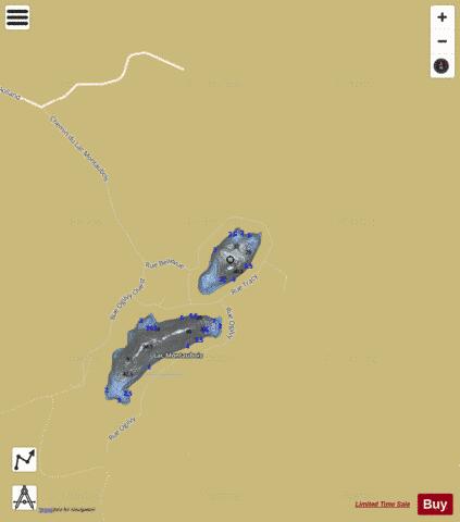 Tracy, Lac depth contour Map - i-Boating App