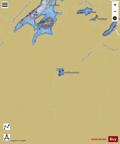 Come-Lalande, Lac depth contour Map - i-Boating App