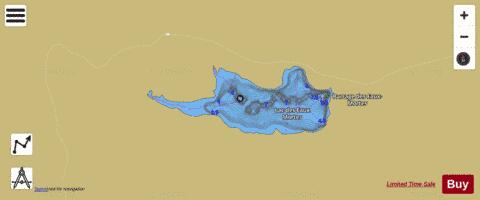 Eaux Mortes, Lac des depth contour Map - i-Boating App