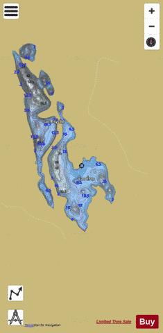 Eros, Lac depth contour Map - i-Boating App