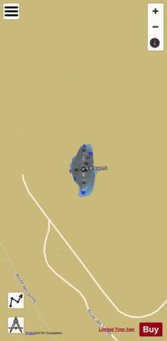 Argent  Lac D depth contour Map - i-Boating App
