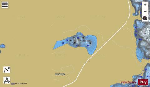 Lac Des Arpents depth contour Map - i-Boating App