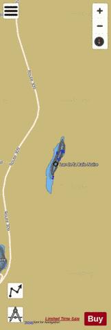 Baie Noire  Lac De La depth contour Map - i-Boating App