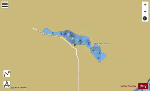 Barriere  Lac depth contour Map - i-Boating App