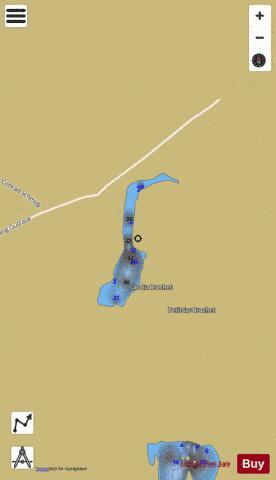 Brochet  Lac Du depth contour Map - i-Boating App