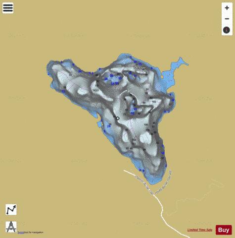 Clair, Lac depth contour Map - i-Boating App