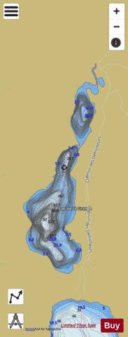 Grange, Lac de la depth contour Map - i-Boating App