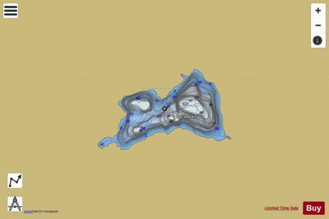Indian, Lac depth contour Map - i-Boating App