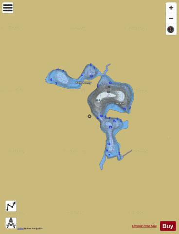 Kilo, Lac depth contour Map - i-Boating App