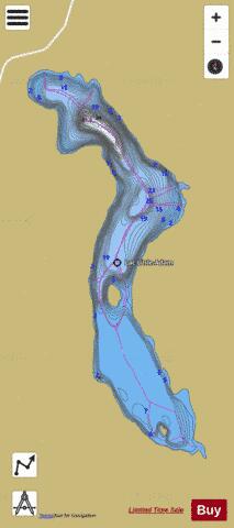 L'Isle-Adam, Lac depth contour Map - i-Boating App