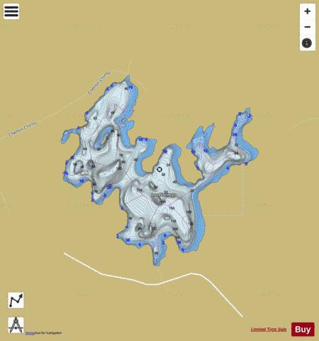 Namego, Lac depth contour Map - i-Boating App
