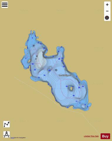 Nippon, Lac du depth contour Map - i-Boating App