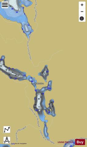 Petit Marble depth contour Map - i-Boating App