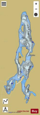 Quinn, Lac depth contour Map - i-Boating App