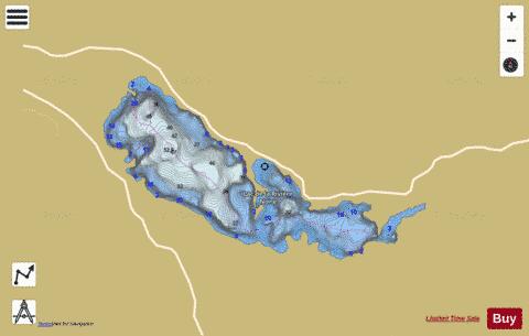 Riviere Noire, Lac de la depth contour Map - i-Boating App