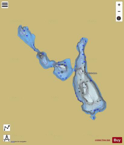 Sainte-Rose, Lac depth contour Map - i-Boating App