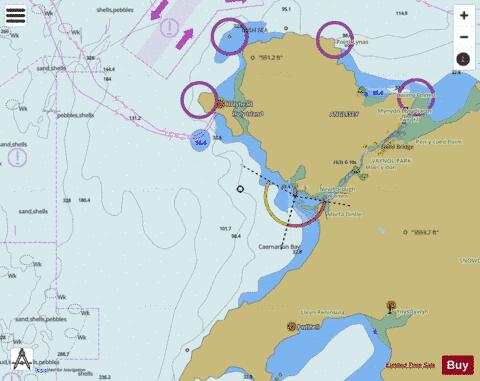 Wales - West Coast - Caernarfon Bay Marine Chart - Nautical Charts App