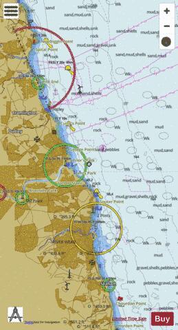England - East Coast - Approaches to Blyth - The River Tyne and Approaches Marine Chart - Nautical Charts App