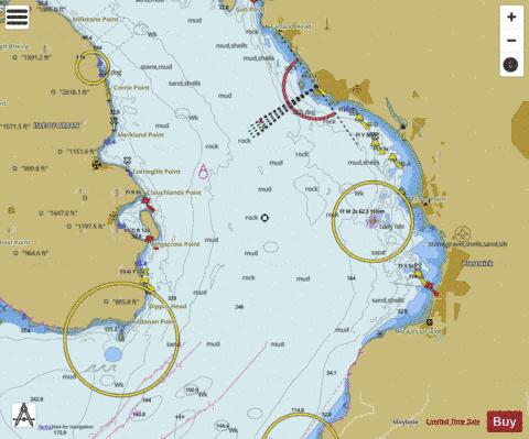 Scotland West Coast - Firth of Clyde - Pladda to Saltcoats Marine Chart - Nautical Charts App