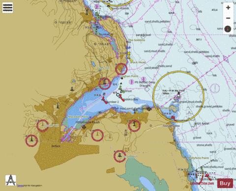 Northern Ireland - Belfast Lough Marine Chart - Nautical Charts App