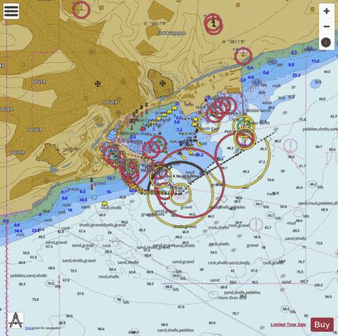 England - South Coast - Dover Marine Chart - Nautical Charts App