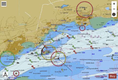 Scotland - East Coast - Firth of Forth - Burntisland to Dalgety Bay Marine Chart - Nautical Charts App