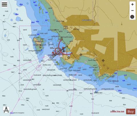 ENC CELL - Scotland - West Coast - Ardrossan Marine Chart - Nautical Charts App