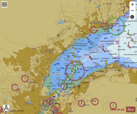 Northern Ireland - East Coast - Approaches to Belfast Docks Marine Chart - Nautical Charts App