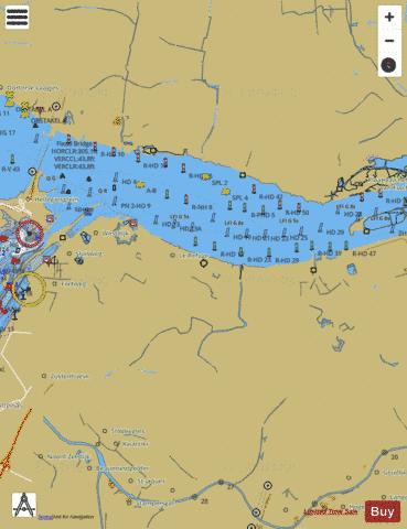 Inland Waterways : 1R5HD002 Marine Chart - Nautical Charts App