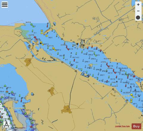 Inland Waterways : 1R5HV002 Marine Chart - Nautical Charts App