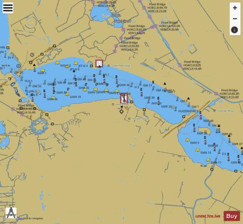 Inland Waterways : 1R5RM004 Marine Chart - Nautical Charts App