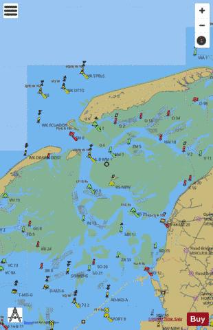 Inland Waterways : 1R5WZ003 Marine Chart - Nautical Charts App