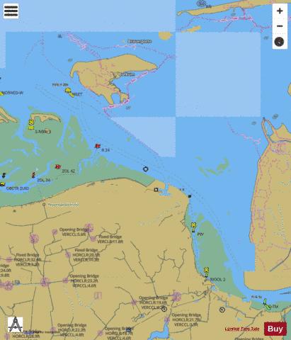 Inland Waterways : 1R5WZ005 Marine Chart - Nautical Charts App