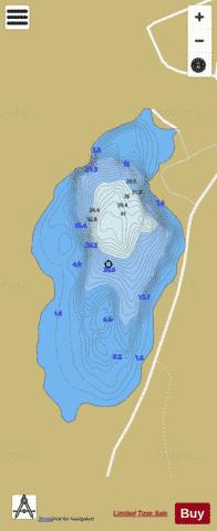 Fin Lough depth contour Map - i-Boating App