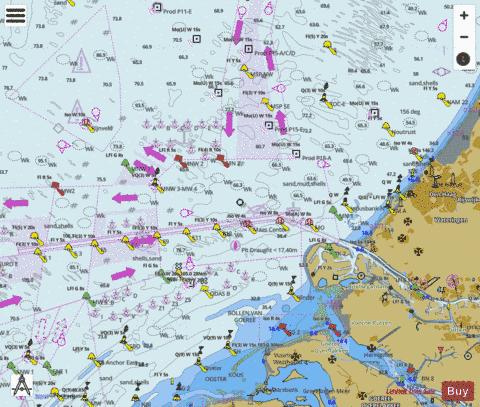 Approaches to Europoort Marine Chart - Nautical Charts App