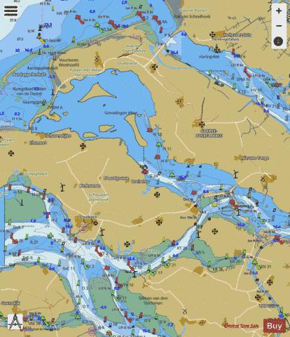 Grevelingenmeer Marine Chart - Nautical Charts App