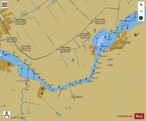Randmeren Stichtse brug to Harderwijk Marine Chart - Nautical Charts App