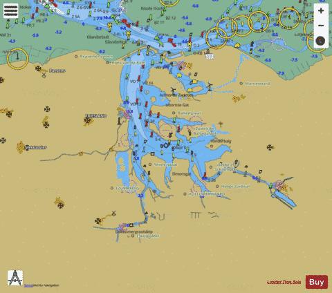 Lauwersmeer Marine Chart - Nautical Charts App