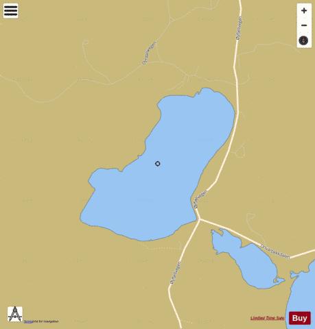Dyrdalsvatnet depth contour Map - i-Boating App
