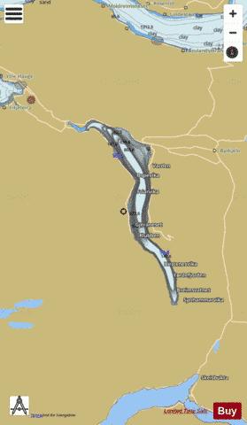 Breimsvatnet depth contour Map - i-Boating App