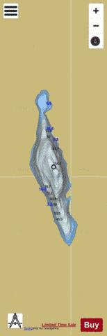 Kvanndalsvatnet depth contour Map - i-Boating App
