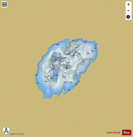 Steinsetvatnet depth contour Map - i-Boating App